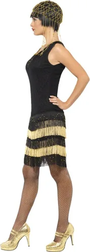 Vista 2 de Smiffys 1920s Fringed Flapper Costume