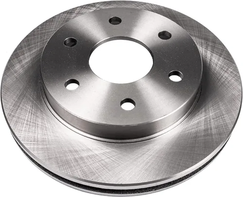 Vista 414 de Detroit Axle - Rotores de freno delantero para 04-13 Mazda 3 Rotores de frenos de disco 06-15 Mazda 5 Reemplazo: Rotor regular delantero de 11.81