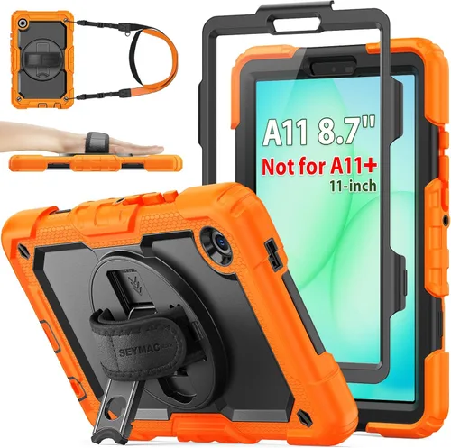 Vista 15 de SEYMAC stock Funda para Samsung Galaxy Tab A8 de 10.5 pulgadas, funda de protección contra caídas de cuerpo completo con protector de pantalla