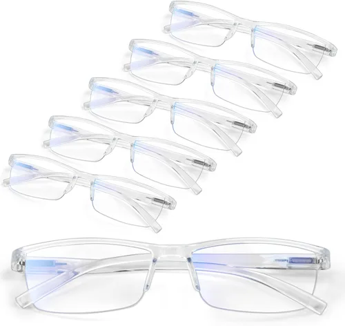 Vista 13 de Gaoye Executive Style Reading Glasses Men - Durable Readers with Blue Light Filtering- Comfortable Fit with TR90 Frames