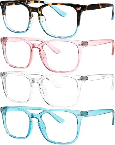Vista 2 de Yogo Vision Blue Light Blocking Computer Glasses Anti Glare Reduce Eyestrain Eyeglasses for Men and Women