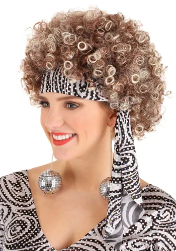 Vista 5 de Disfraz para mujer Foxy Lady Disco Multicolor