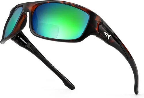 Vista 9 de KastKing Ellijay Gafas de Sol Bifocales Polarizadas, Ampliación Bi-Focal x1.5 x2.0 x2.5, Gafas de Sol Deportivas Wrap para Lectura