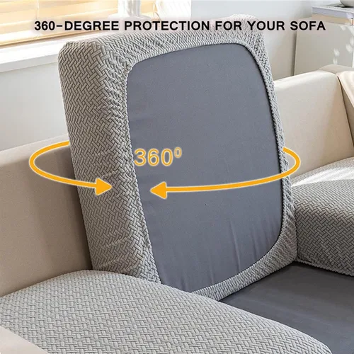 Vista 6 de Fundas de sofá, fundas de sofá elásticas para seccionales, impermeables, resistentes al desgaste, universal, elásticas, fundas de sofá