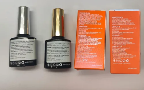 Vista 8 de modelones Base de goma y capa superior de gel para uñas débiles curado en U Transparente