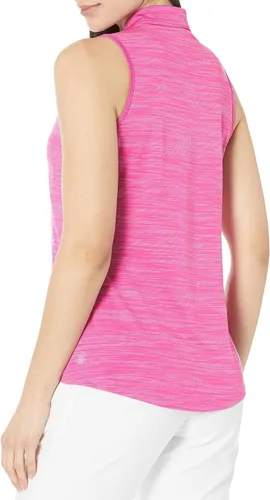 Vista 2 de adidas Women's Space Dye Sleeveless Golf Polo Shirt
