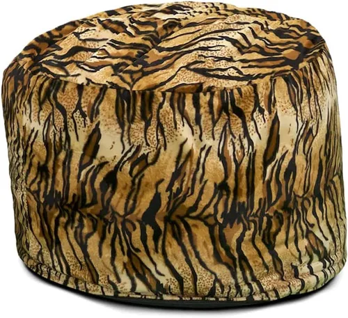 Vista 35 de ULTIMATE SACK Puf otomano de 2 pies Gamuza camello Relleno de espuma - Funda extraíble lavable Camel (Camel Suede)