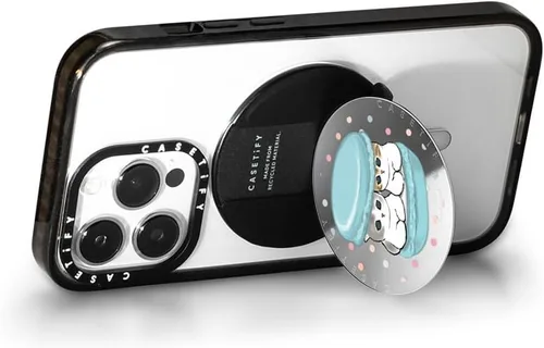 Vista 4 de CASETiFY Soporte Snappy Grip compatible con Magsafe - Chef's Special - Espejo plateado