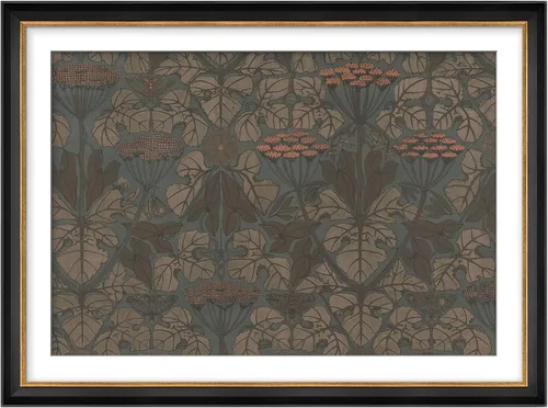 Vista 61 de MUDECOR Lienzo enmarcado prémium para pared, pinos nevados en bosque de invierno, ilustraciones modernas, arte contemporáneo, escénico, divertido