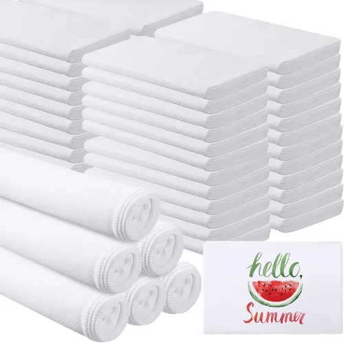 Vista 9 de BBTO 6 toallas refrescantes por sublimación a granel para deportes de 40 x 12 pulgadas, toalla blanca de sudor de golf, toalla de gimnasio