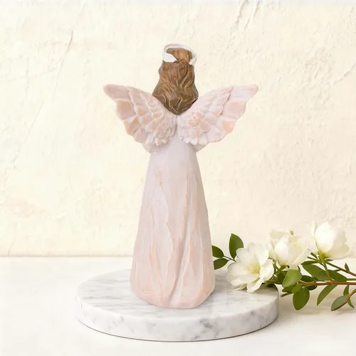 Vista 3 de Regalos de enfermera para mujeres, estatua de enfermera de ángel pintada a