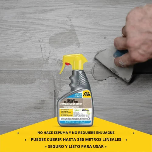 Vista 6 de FILA Surface Care Solutions, Removedor instantáneo, spray para limpieza de lechada de niebla simultáneamente con instalación, limpiador de azulejos