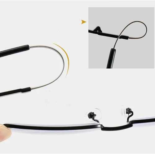 Vista 3 de Gafas de lectura progresivas multifoco para computadora con bloqueo de luz azul