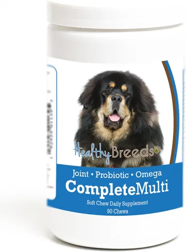 Vista 359 de Healthy Breeds Affenpinscher todo en uno multivitamínico suave masticable 60