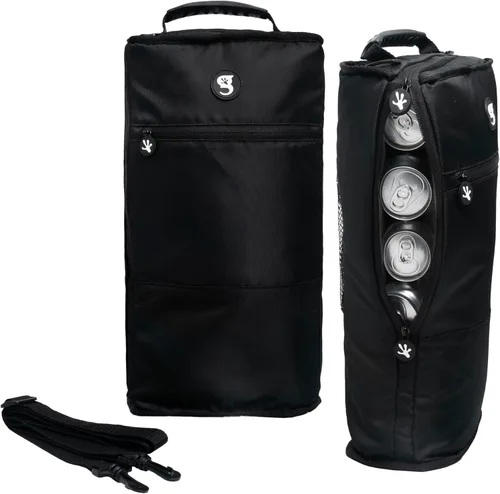 Vista 27 de geckobrands Verticool Cooler - Bolsa térmica suave portátil aislada con correa ajustable para el hombro, capacidad para 9 latas o 2 botellas