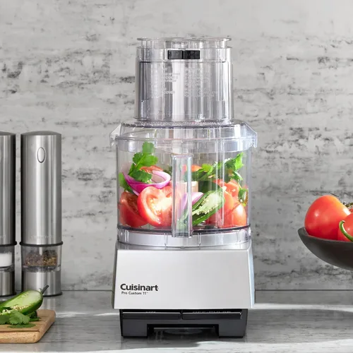 Vista 2 de Cuisinart Procesador de alimentos, Pro Custom de 11 tazas, cromo cepillado, DLC-8SBCYP1