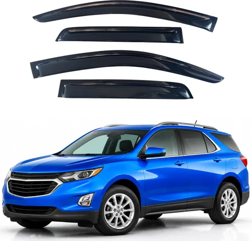 Vista 322 de Visera de ventana IG para Ford Focus Sedán y Hatchback 2012-2018, Protector de ventana lateral para lluvia y viento estilo Mugen, extra duradero