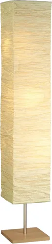 Vista 8 de Adesso Lámpara de pie de tres luces, base de madera natural y brillo ajustable, iluminación perfecta para dormitorio, sala de estar y decoración