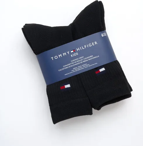 Vista 8 de Tommy Hilfiger Calcetines deportivos unisex para niños, calcetines acolchados (6 unidades)
