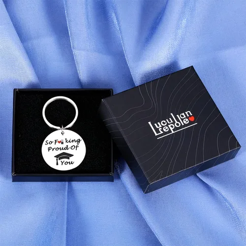 Vista 7 de Divertidos regalos de graduación para ella, él, clase de 2024, llavero de escuela secundaria, regalos de graduación para mujeres mayores, hombres
