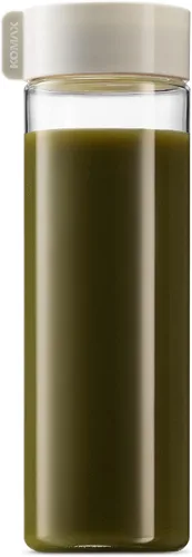 Vista 9 de Komax Botellas de jugo reutilizables, juego de 6 unidades de 18.5 onzas, plástico de alta calidad sin BPA, inastillables, a prueba de fugas, aptas