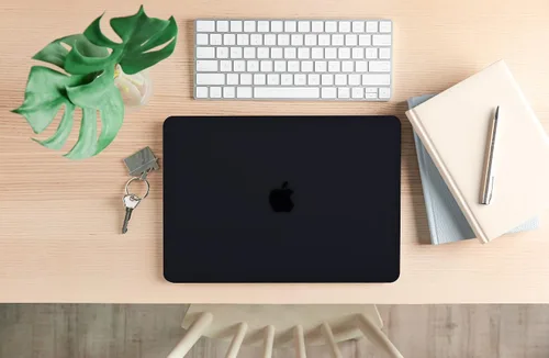 Vista 7 de Funda para MacBook Air de 13 pulgadas A1466 A1369 versión 2010-2017, 5 en 1 carcasa rígida de plástico, funda para teclado, protector de pantalla