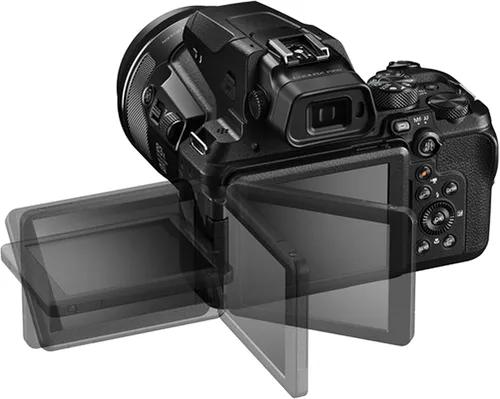 Vista 8 de Nikon COOLPIX P950 Ultimate Bundle: zoom óptico 83x, video 4K UHD, tarjeta SD de 64 GB, bolsa para cámara, trípode, kit de filtro de 3 piezas