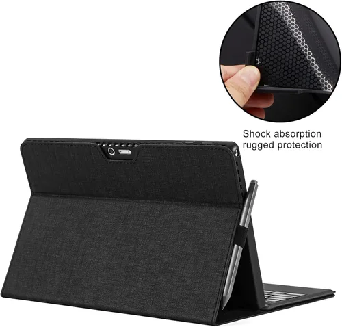 Vista 5 de Omnpak Microsoft Surface Pro 7 Funda, Funda Protectora para Surface Pro 7 Plus de 12.3 Pulgadas, Surface Pro 7, Surface Pro 6, Pro 5, Pro 4