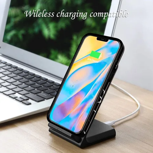 Vista 6 de Compatible con iPhone 12 Pro Funda iPhone 12 Funda de mármol delgada a prueba de golpes TPU suave goma silicona funda funda de teléfono negro