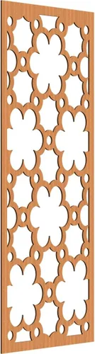 Vista 146 de 9 3/8"W x 24 3/8"H x 1/4"T Southgate Decorativos Paneles De Pared De Madera Calado, Abedul
