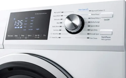 Vista 4 de Lavadora todo en uno y secadora eléctrica VENTLESS de 2.7 pies cúbicos en color blanco