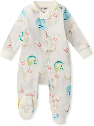 Vista 10 de Burt's Bees Baby Pijama con pies de algodón orgánico para niños Basketball Court