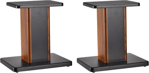 Vista 9 de MECCANIXITY Soportes de madera para altavoces, paquete de 2 soportes universales de 5.9 pulgadas (5.9 in) para altavoces ahuecados, audio, escucha