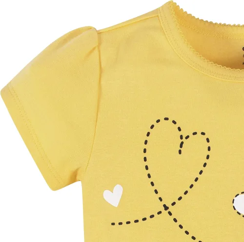 Vista 10 de Gerber Conjunto de calzones camisas y pantalones activos de 4 piezas para niñas pequeñas