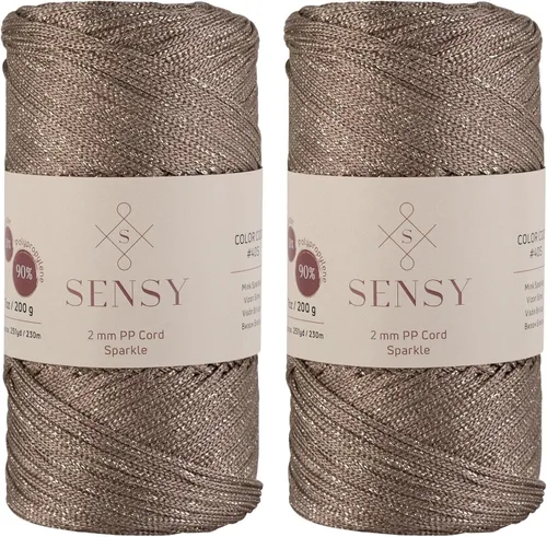 Vista 19 de Sensy Premium 2mm 229.5 metros de cuerda de poliéster 100% cordón de polipropileno Cordón de macramé 2mm Cordón para bolso de crochet Hilo