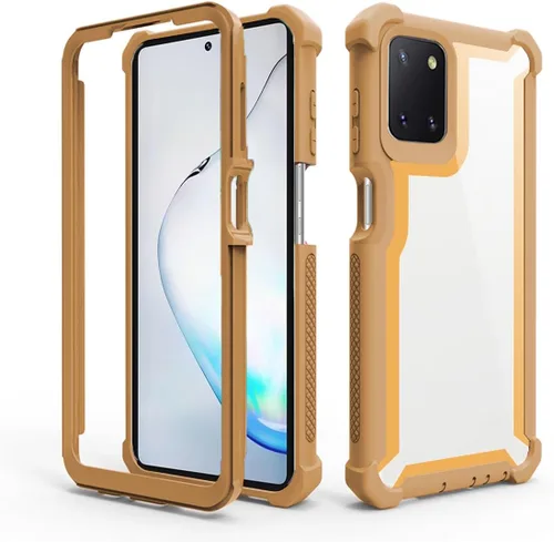 Vista 7 de Asuwish Funda de teléfono para Samsung Galaxy Note 10 Lite, resistente a prueba de golpes, a prueba de caídas, cuerpo completo, híbrido, de doble