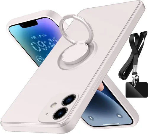 Vista 13 de Funda para iPhone 11, con soporte giratorio de 360°, color negro