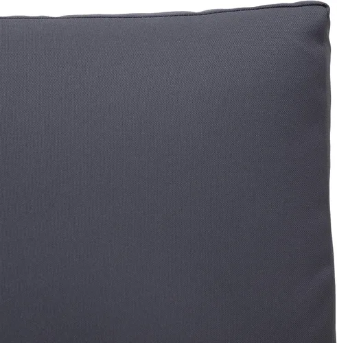 Vista 9 de GDFStudio Noble House Sherwood - Sofá biplaza de madera de acacia para exteriores en gris y gris oscuro