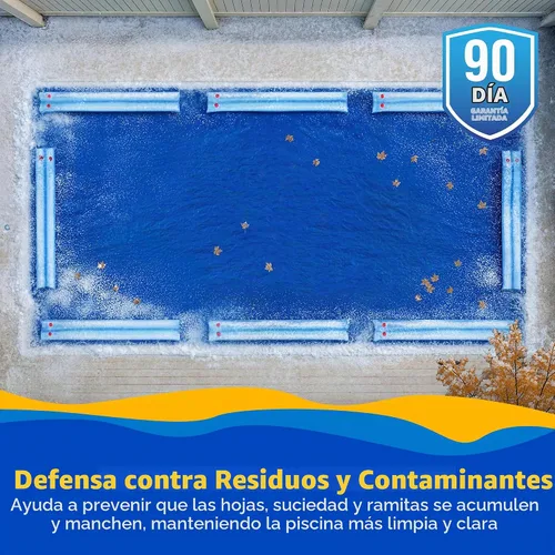Vista 4 de Blue Wave Tubo de agua doble de 8 pies para cubierta de piscina de invierno, paquete de 5