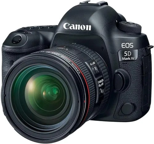 Vista 2 de Canon Cámara DSLR EOS 5D Mark IV con lente f/4L de 0.945-2.756 in (1483C018) + lente Canon EF 0.945-2.756 in f/2.8L II USM (5175B002) + tarjeta