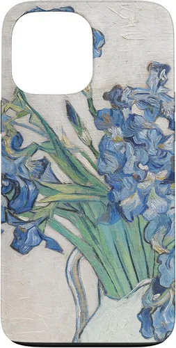 Vista 24 de Van Gogh Irises Art Spring - Funda para iPhone 17