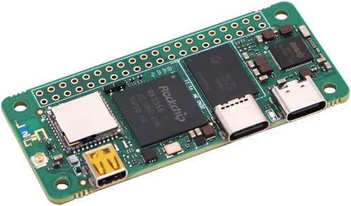 Vista 3 de Radxa Zero 3W RK3566 CPU de 4 núcleos SBC, GPU, NPU, HDMI con salida de 1080P y computadora de placa única (Radxa Zero 3W 8GB 64GB con GPIO)