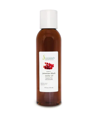 Vista 7 de Soapeauty Aceite de ricino negro jamaicano prensado en frío sin refinar Aceite de ricino negro natural 100% puro que promueve una piel y cabello