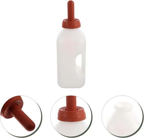Vista 6 de Biberones de alimentación de cordero, botella de animales para mascotas, botella de leche de cabra, botella de leche de ternero, botella de bebida
