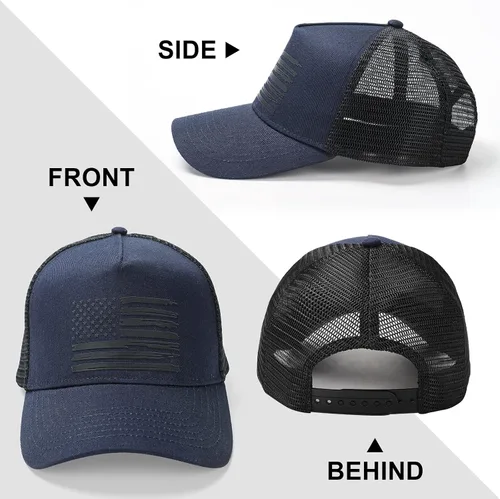 Vista 4 de Gorra de béisbol ajustable de Estados Unidos para hombre y mujer