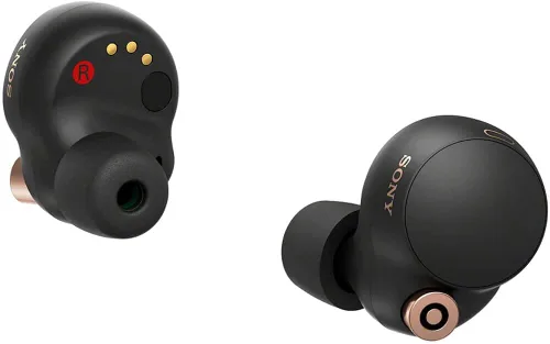 Vista 3 de Sony WF-1000XM4 - Audífonos inalámbricos con cancelación de ruido, con Alexa integrado, color negro