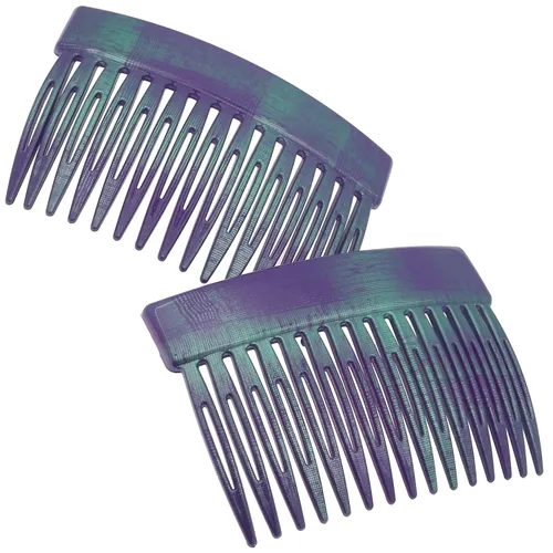Vista 11 de Camila Paris CP3330 - Peine lateral francés de 3 pulgadas, color ámbar pequeño, peines de pelo con torsión francesa, pinzas de sujeción fuerte