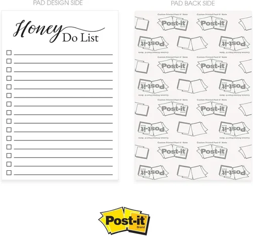 Vista 3 de Daddy Duties - Bloc de notas adhesivas / notas adhesivas masculinas reposicionables de 4 x 6 pulgadas para papá, 50 hojas por bloc, juego de 5