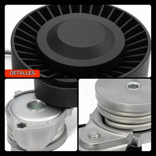 Vista 9 de A-Premium Conjunto de tensor de correa con polea compatible con Volvo
