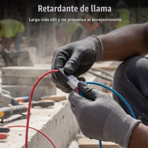 Vista 4 de Conector enchufable de doble cable con hebilla de bloqueo, conectores rápidos de alambre de bloqueo multiusos de clip rápido 2026, conectores